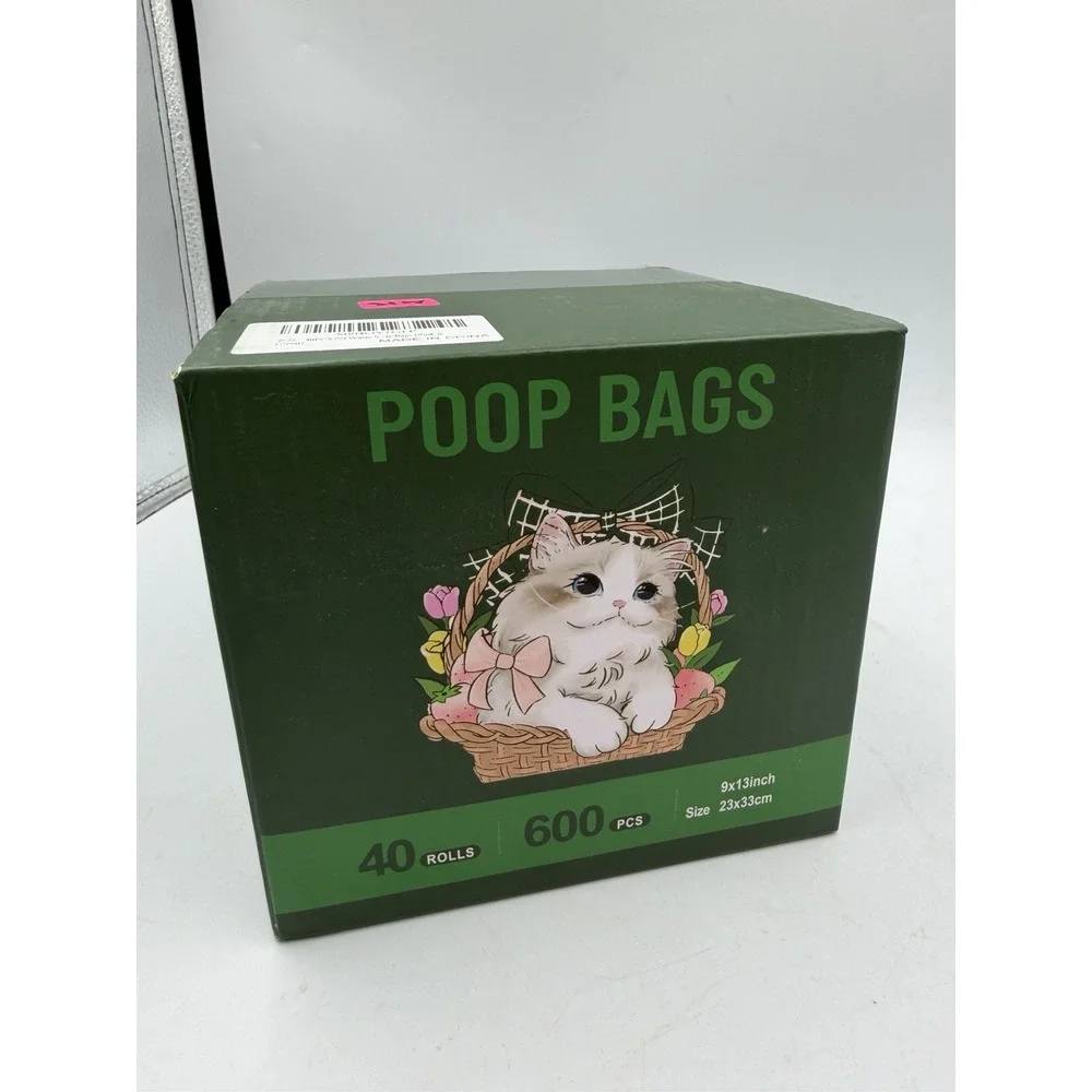 Pogi's Poop Bags – Large, Leak-Proof Dog Waste Bags 40 Rolls / 600 Count NEW